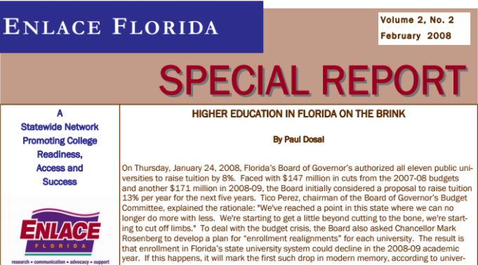 Higher Education on the Brink