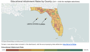 Dashboard: Degree Attainment in Florida