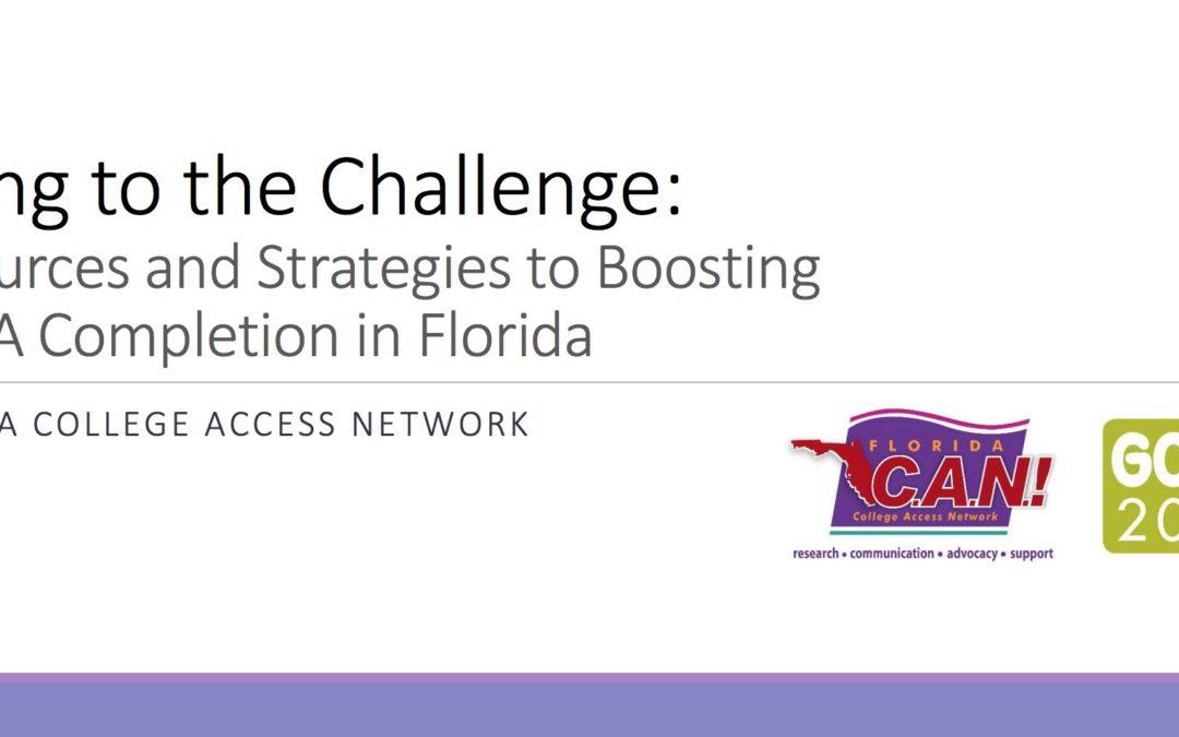 Rising to the Challenge: Resources and Strategies to Boost FAFSA Completions in Florida