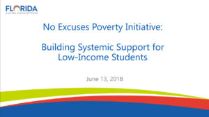 No Excuses Poverty Initiative: Building Systemic Support for Low-Income Students