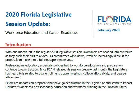 2020 Florida Legislative Session Update