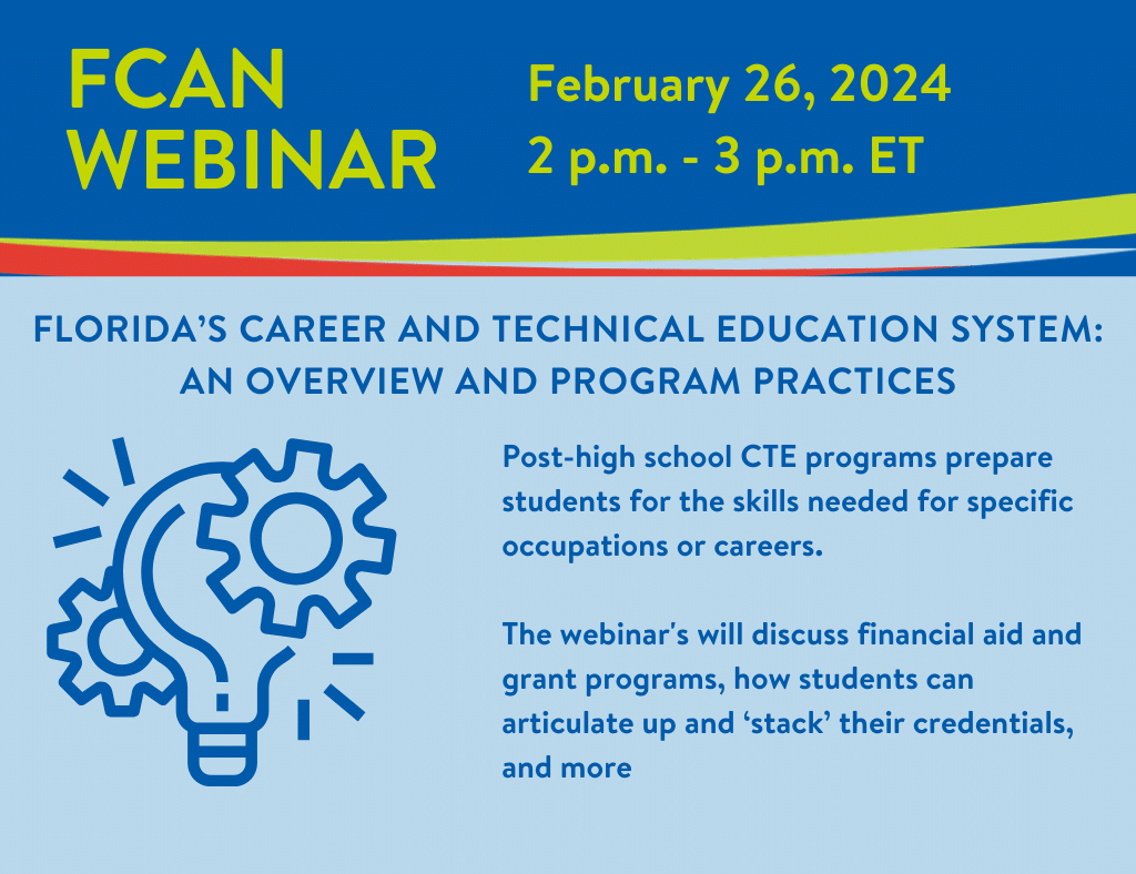 Career and Technical Education webinar, Feb. 26 2-3pm