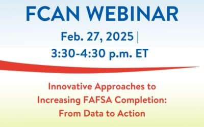 Register for “Innovative Approaches to Increasing FAFSA Completion: From Data to Action” webinar