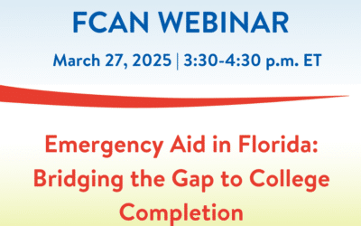 Register for “Emergency Aid in Florida: Bridging the Gap to College Completion” webinar
