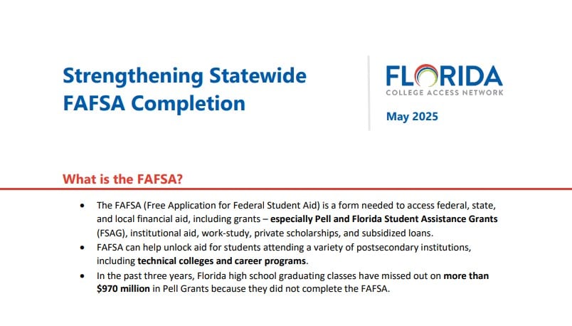 New Guide Boosts FAFSA Awareness Statewide, Supporting New Financial Literacy Legislation