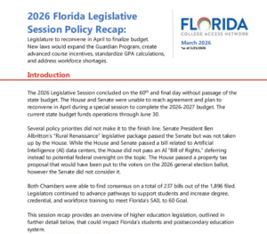 POLICY BRIEF — 2026 Florida Legislative Session Policy Recap